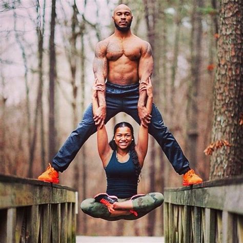 black fitness couples